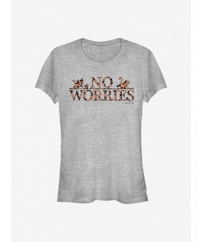 Disney Lion King No Worries Leopard Fill Girls T-Shirt $8.72 T-Shirts