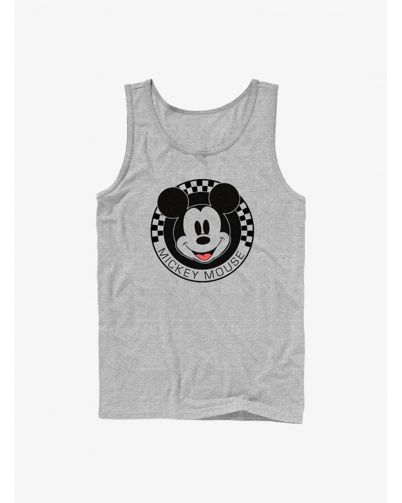 Disney Mickey Mouse Mickey Checkered Tank Top $8.47 Tops