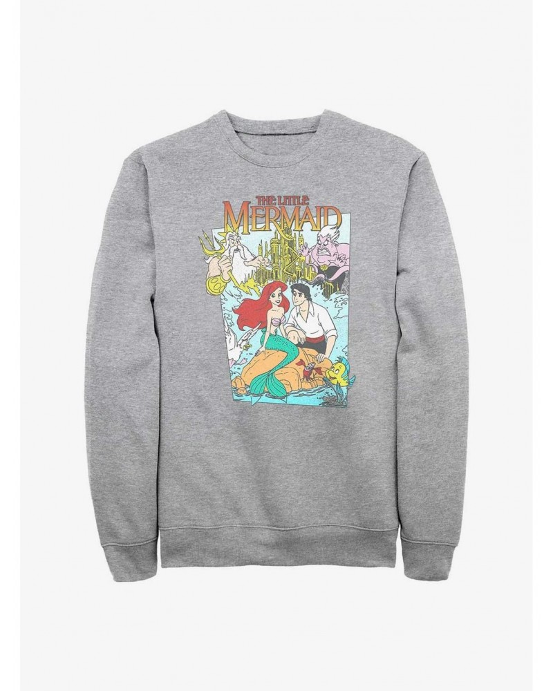 Disney The Little Mermaid Mermaid Cover Sweatshirt $17.71 Sweatshirts