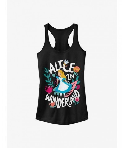 Disney Alice In Wonderland Cutout Alice Girls Tank $10.71 Tanks