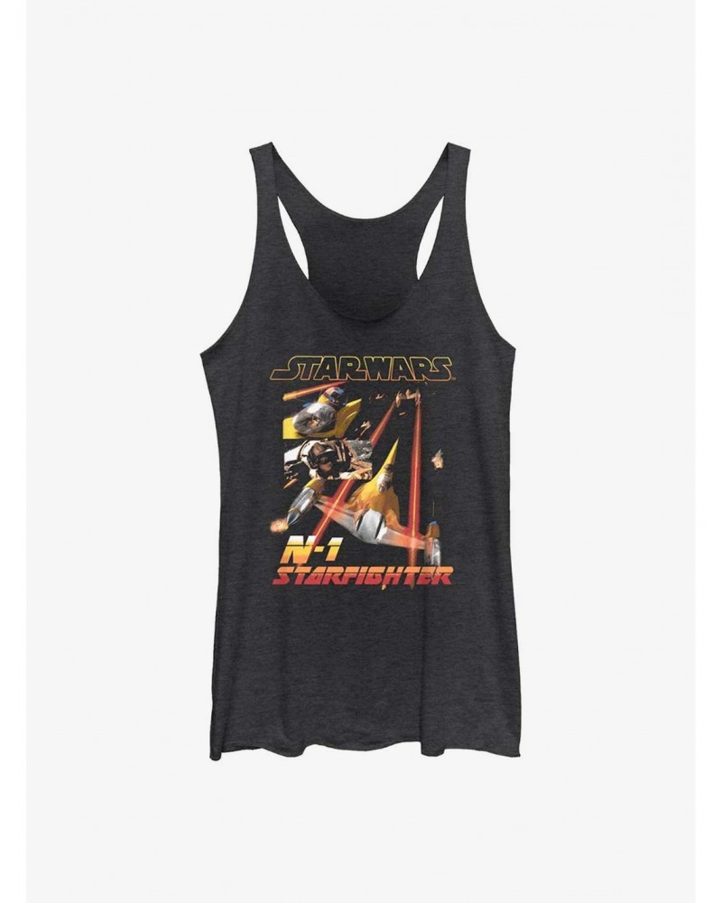 Star Wars The Book of Boba Fett N-1 Starfighter Girls Tank $9.58 Tanks