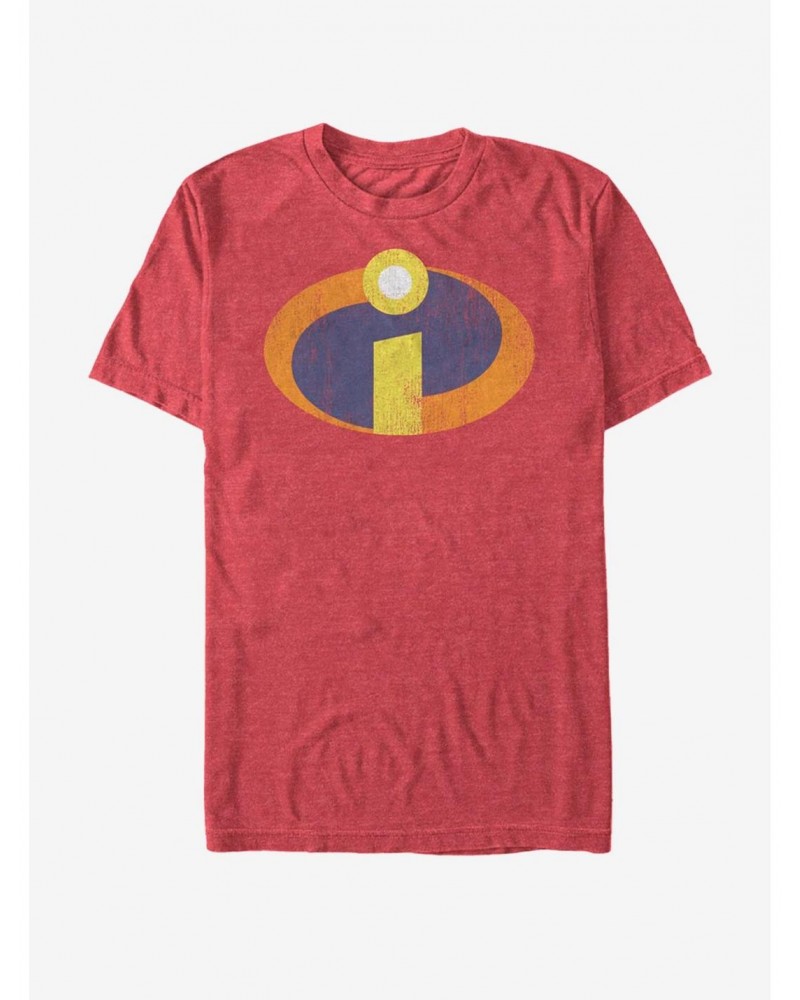 Disney Pixar The Incredibles Incredibles Emblem Retro T-Shirt $8.84 T-Shirts