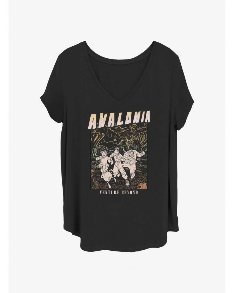Disney Strange World Avalonia Venture Beyond Girls T-Shirt Plus Size $12.14 T-Shirts