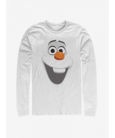 Disney Frozen Olaf Face Long-Sleeve T-Shirt $12.17 T-Shirts