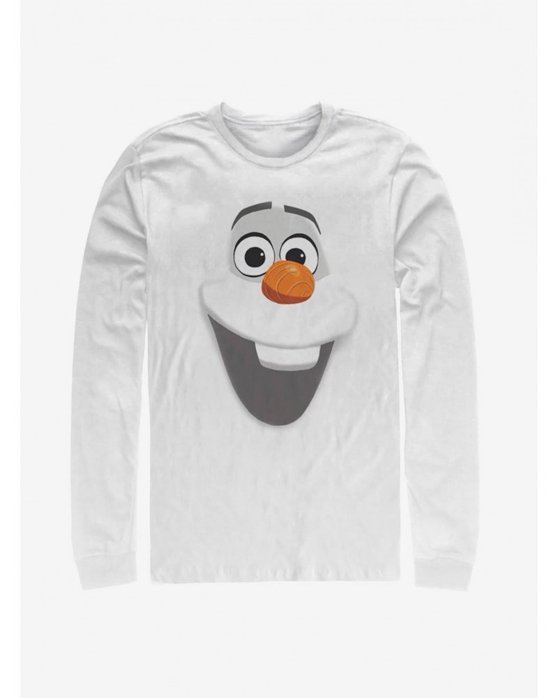 Disney Frozen Olaf Face Long-Sleeve T-Shirt $12.17 T-Shirts