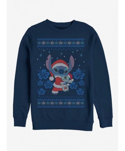 Disney Lilo & Stitch Holiday Stitch Crew Sweatshirt $17.34 Sweatshirts