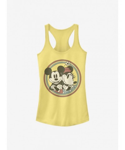 Disney Mickey Mouse Retro Mickey Minnie Girls Tank $8.22 Tanks