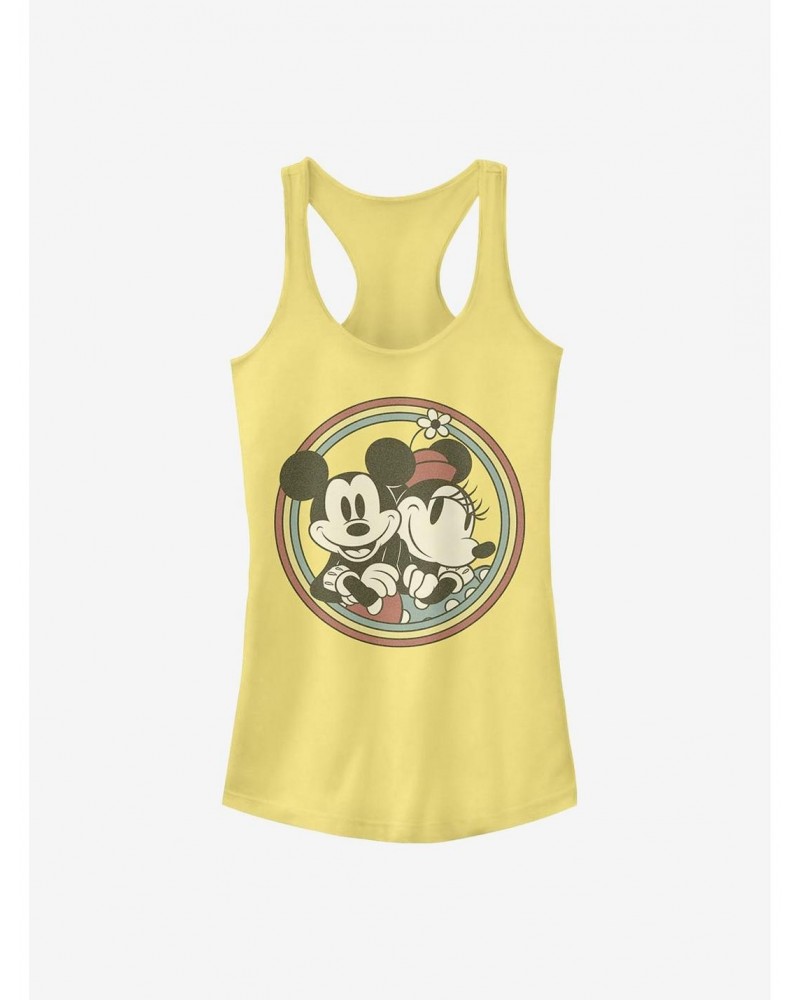 Disney Mickey Mouse Retro Mickey Minnie Girls Tank $8.22 Tanks