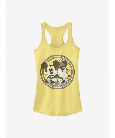 Disney Mickey Mouse Retro Mickey Minnie Girls Tank $8.22 Tanks