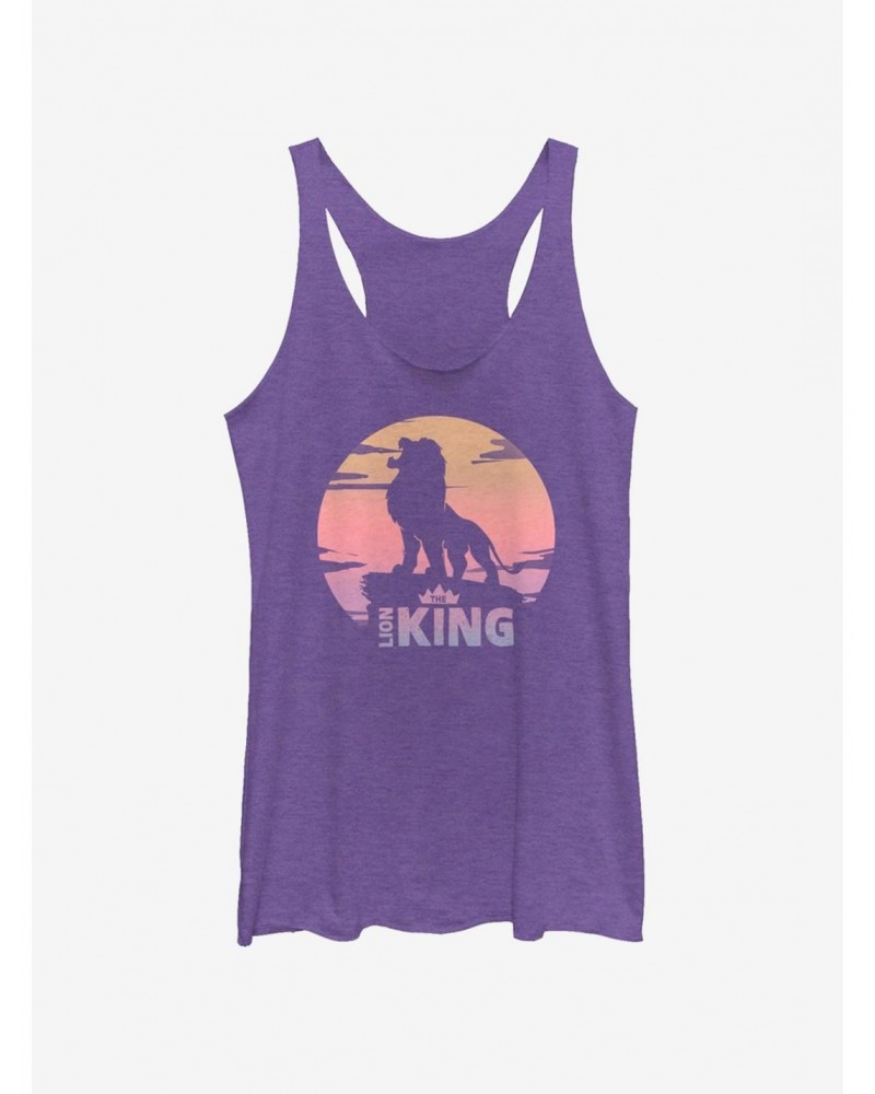 Disney The Lion King 2019 Sunset Logo Girls Tank $10.10 Tanks