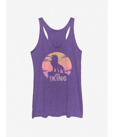 Disney The Lion King 2019 Sunset Logo Girls Tank $10.10 Tanks