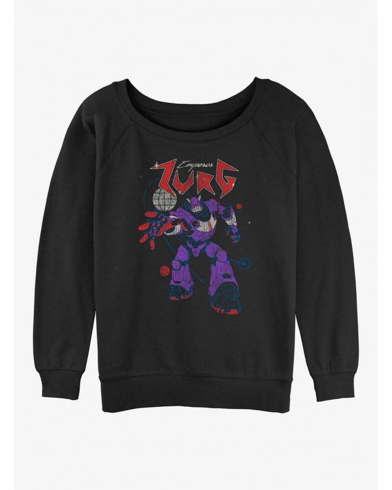 Disney Pixar Lightyear Metal Zurg Girls Slouchy Sweatshirt $14.76 Sweatshirts