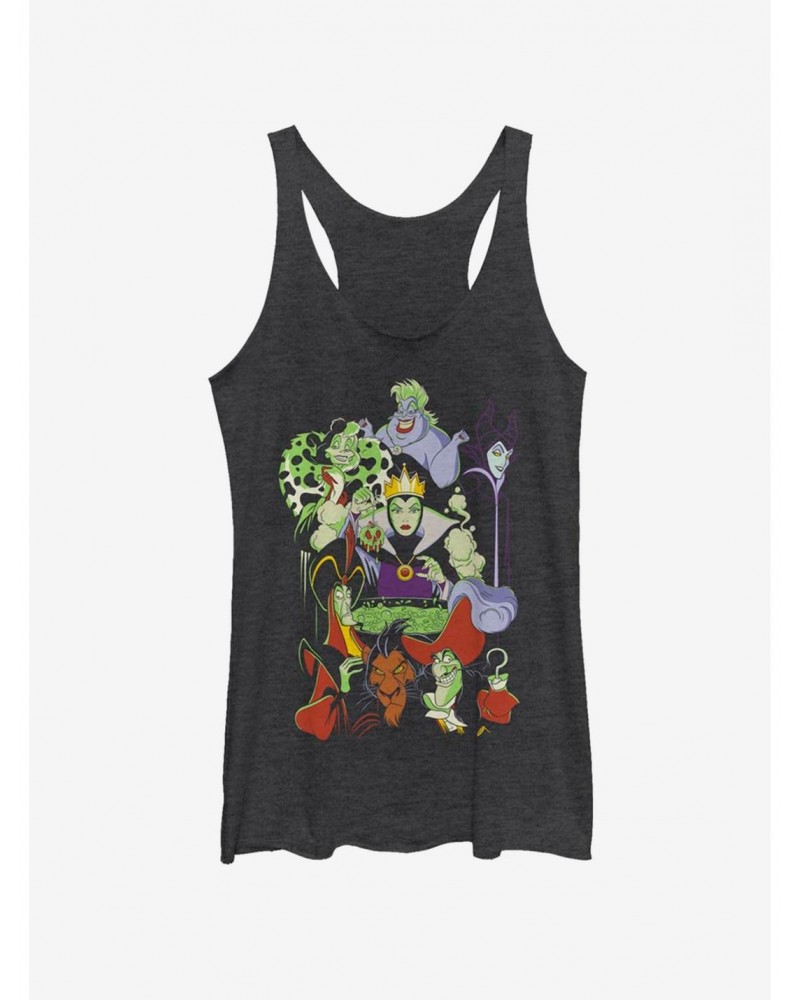 Disney Villains Worst Dinner Party Ever Girls Tank $12.95 Tanks