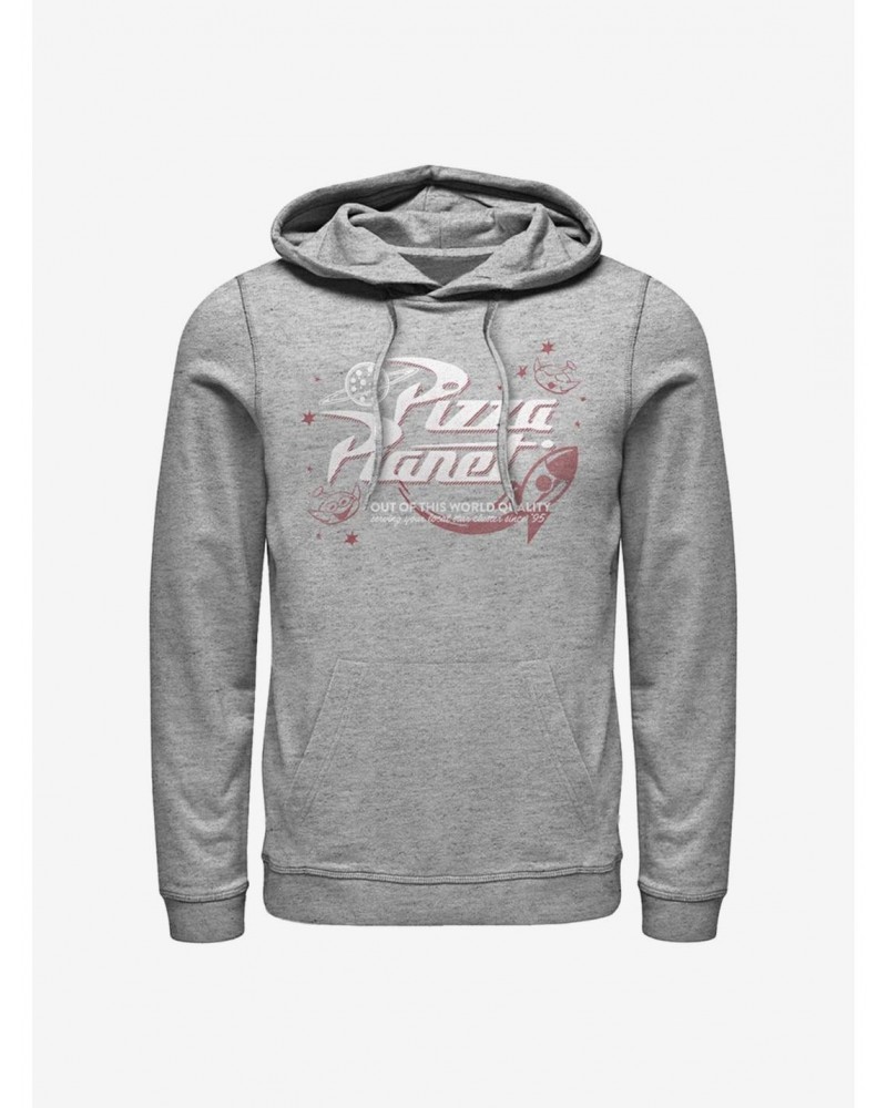 Disney Pixar Toy Story Retro Pizza Planet Hoodie $21.10 Hoodies