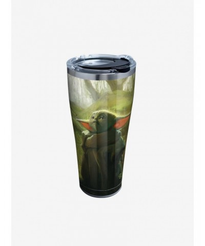 Star Wars The Mandalorian Child Gazing 30oz Stainless Steel Tumbler With Lid $21.10 Tumblers