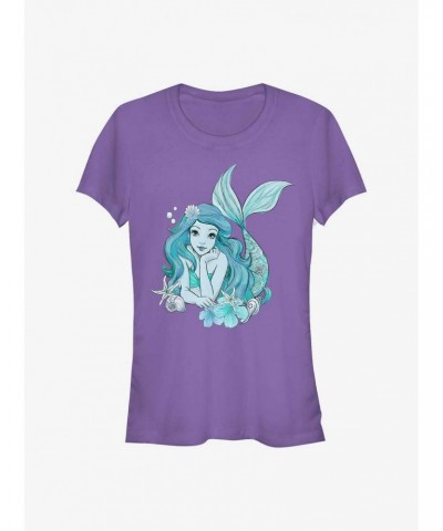 Disney The Little Mermaid Sea Ariel Girls T-Shirt $7.47 T-Shirts