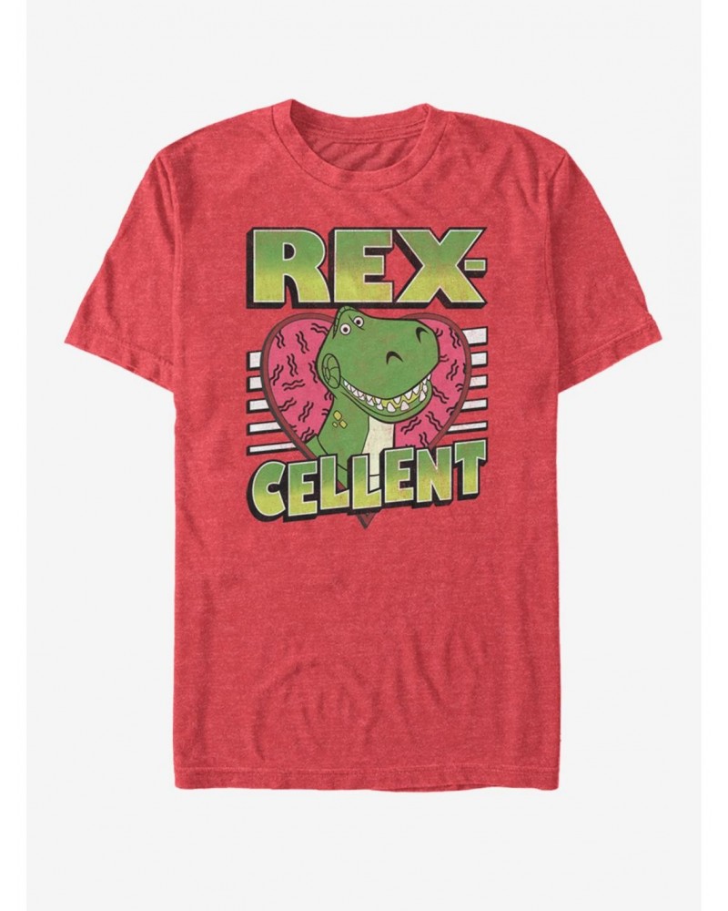 Disney Pixar Toy Story Rexcellent Heart T-Shirt $9.46 T-Shirts