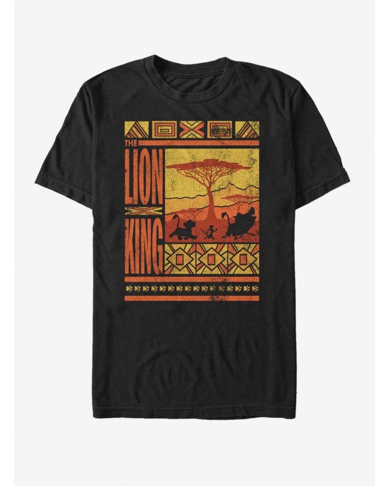 Disney The Lion King Savannah Landscape Logo T-Shirt $8.84 T-Shirts