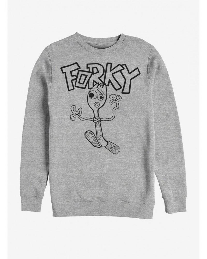 Disney Pixar Toy Story 4 Doodle Fork Heathered Sweatshirt $15.13 Sweatshirts