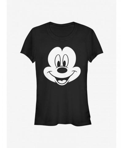 Disney Mickey Mouse Face Classic Girls T-Shirt $12.20 T-Shirts