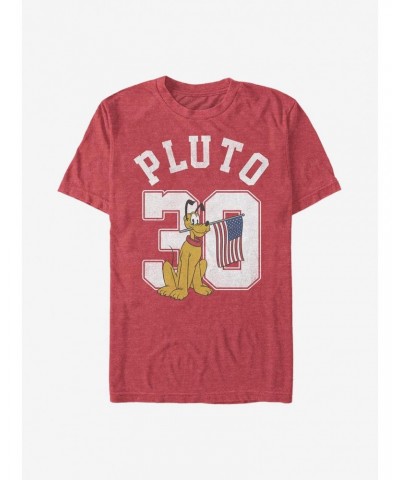 Disney Pluto Pluto Collegiate T-Shirt $10.52 T-Shirts