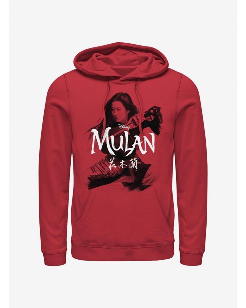 Disney Mulan Fighting Stance Hoodie $13.92 Hoodies