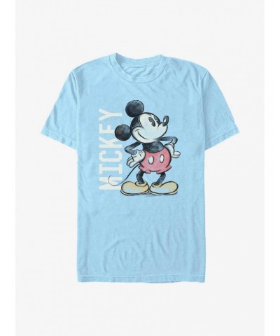 Disney Mickey Mouse Charcoal Mickey T-Shirt $7.17 T-Shirts