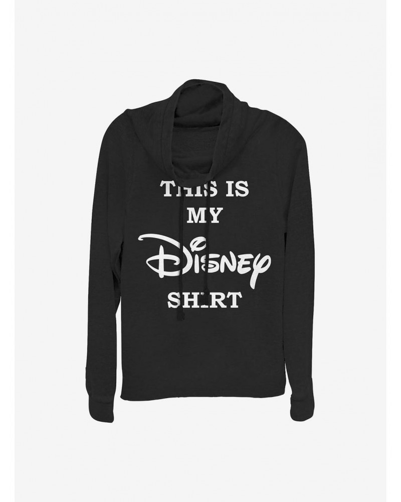 Disney Classic My Disney Shirt Cowlneck Long-Sleeve Girls Top $21.55 Tops