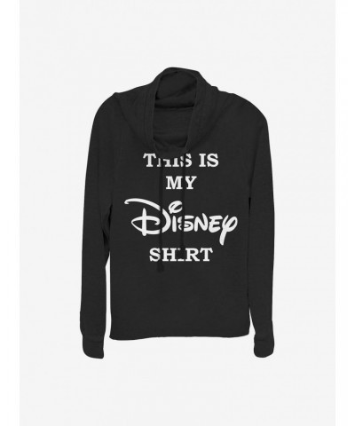 Disney Classic My Disney Shirt Cowlneck Long-Sleeve Girls Top $21.55 Tops