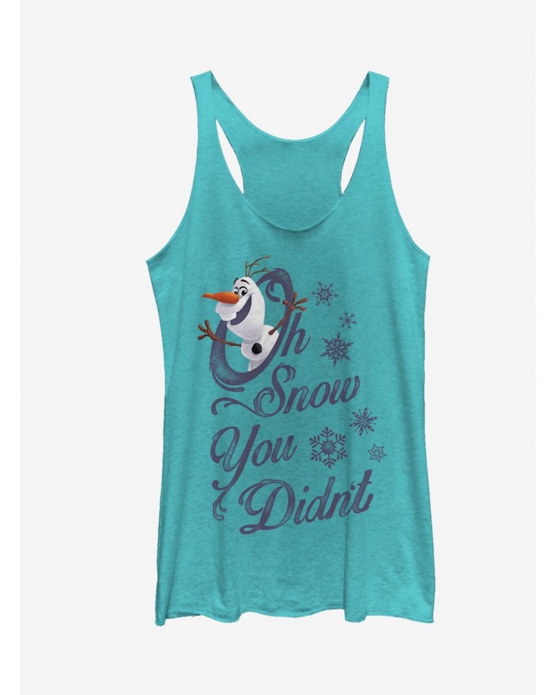 Frozen Olaf Snow You Didn't Girls Tanks $9.07 Tanks