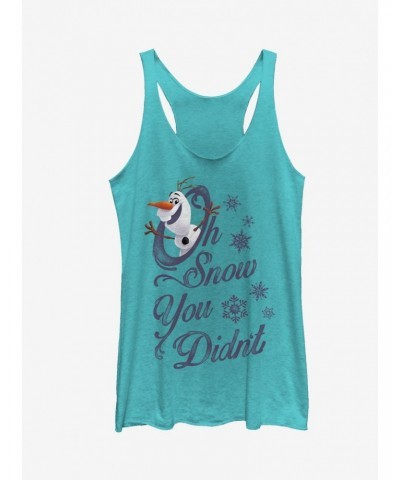 Frozen Olaf Snow You Didn't Girls Tanks $9.07 Tanks