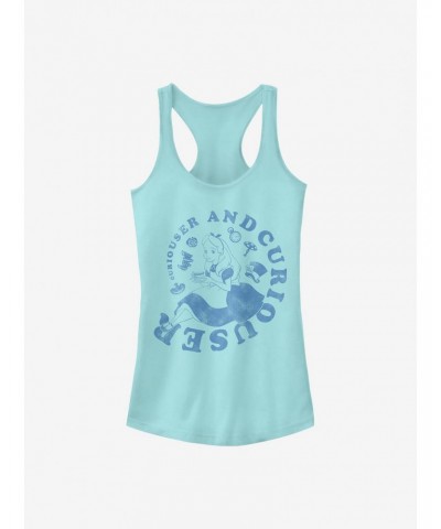 Disney Alice In Wonderland Alice Curiouser And Curiouser Girls Tank $10.46 Tanks