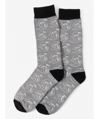 Disney Donald Duck Patterned Gray Men's Socks $8.16 Socks