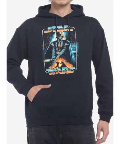 Star Wars Darth Vader Vintage Graphic Hoodie $7.18 Hoodies