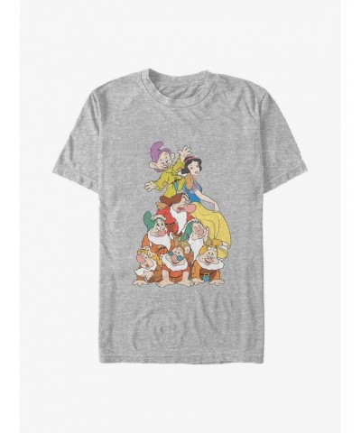Disney Snow White and the Seven Dwarfs Squad Dwarf Stack Big & Tall T-Shirt $9.87 T-Shirts