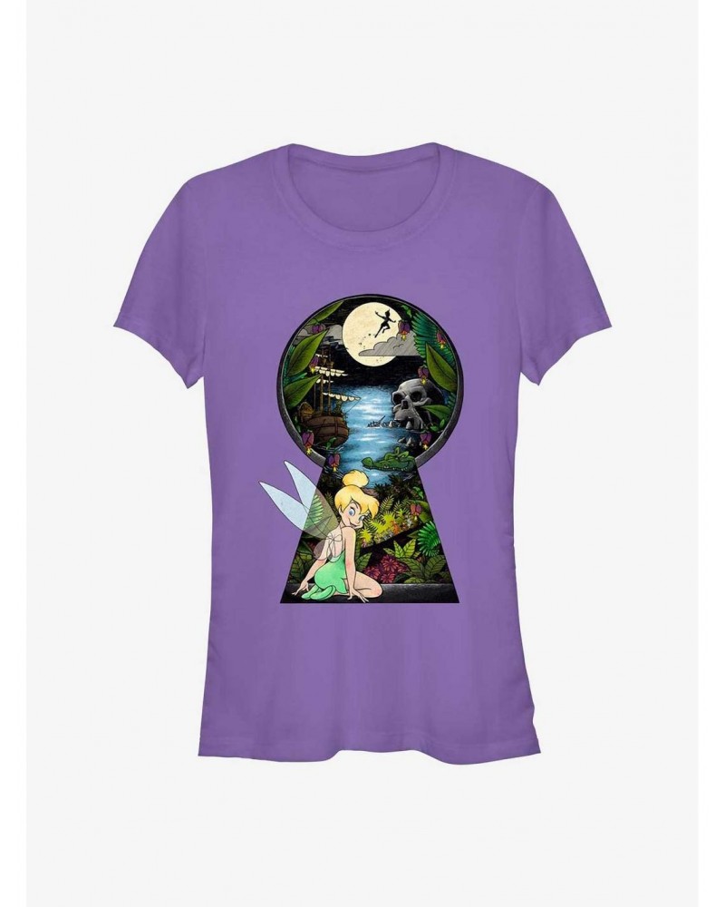Disney Tinker Bell Keyhole To Neverland Girls T-Shirt $11.95 T-Shirts