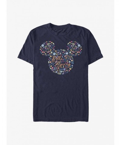 Disney Mickey Mouse Floral Ears T-Shirt $11.95 T-Shirts