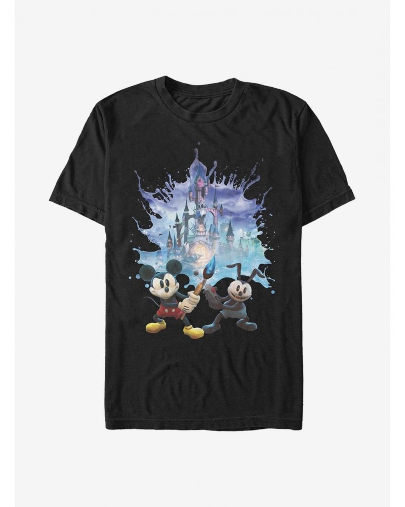 Disney Epic Mickey Splash Poster Cutout T-Shirt $10.99 T-Shirts