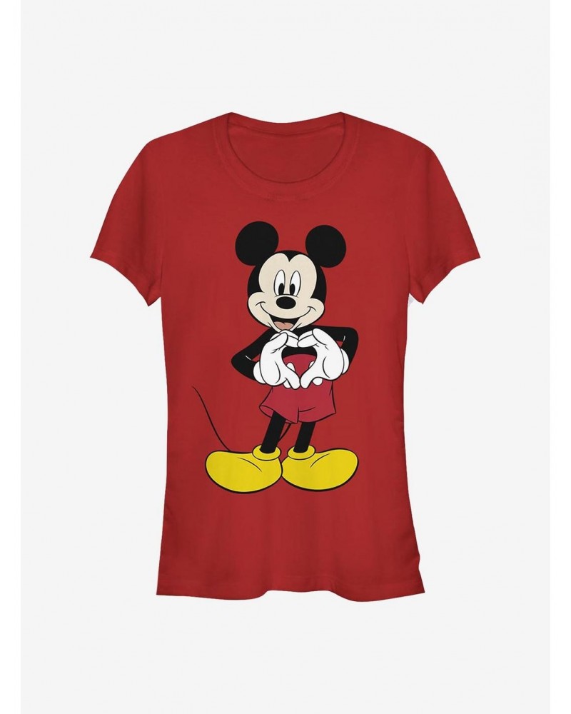 Disney Mickey Mouse Mickey Love Girls T-Shirt $10.21 T-Shirts