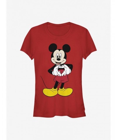 Disney Mickey Mouse Mickey Love Girls T-Shirt $10.21 T-Shirts