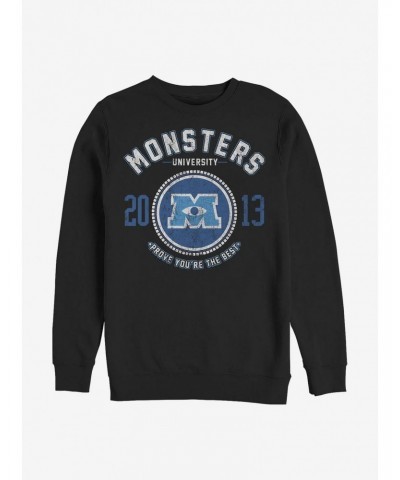 Disney Pixar Monsters University Badge Crew Sweatshirt $17.71 Sweatshirts