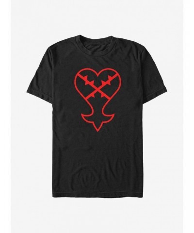 Disney Kingdom Hearts Heartless Symbol T-Shirt $11.95 T-Shirts