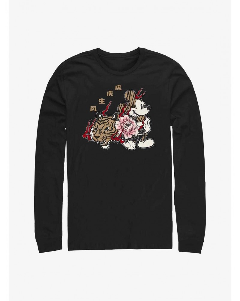 Disney Mickey Mouse Chinese New Year Mickey Long-Sleeve T-Shirt $12.50 T-Shirts