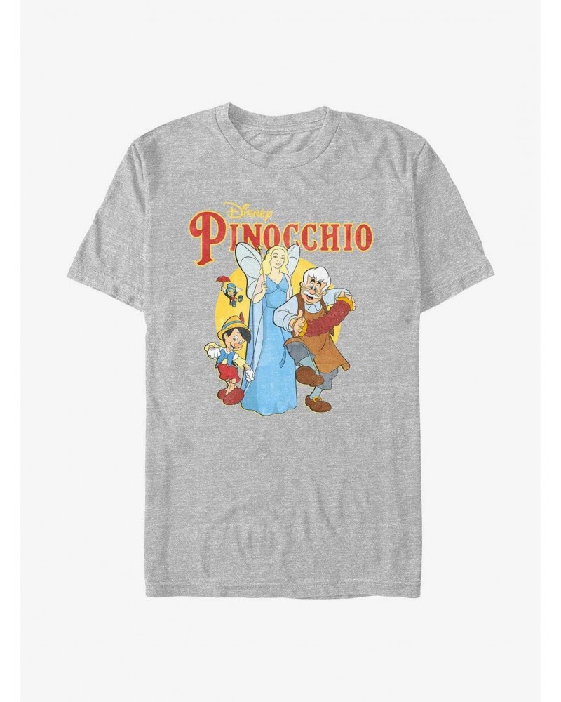 Disney Pinocchio Vintage Fade T-Shirt $9.56 T-Shirts