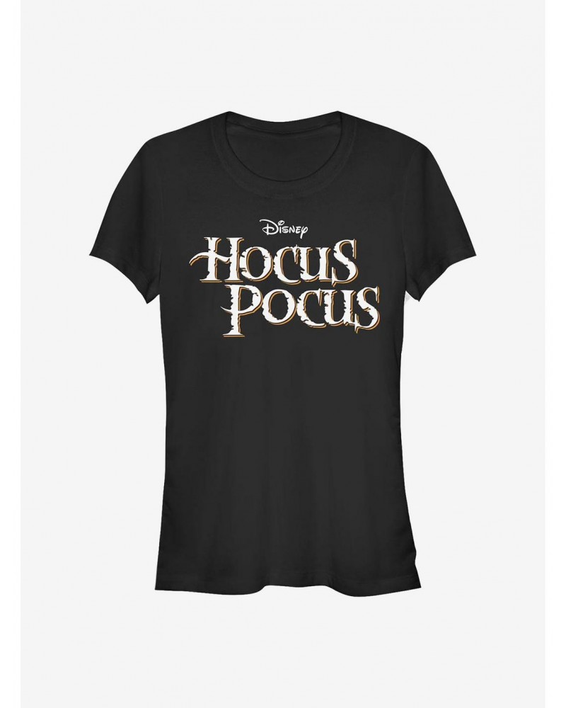 Disney Hocus Pocus Hocus Pocus Logo Girls T-Shirt $7.97 T-Shirts