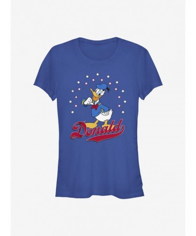 Disney Donald Duck Donald America Girls T-Shirt $12.45 T-Shirts