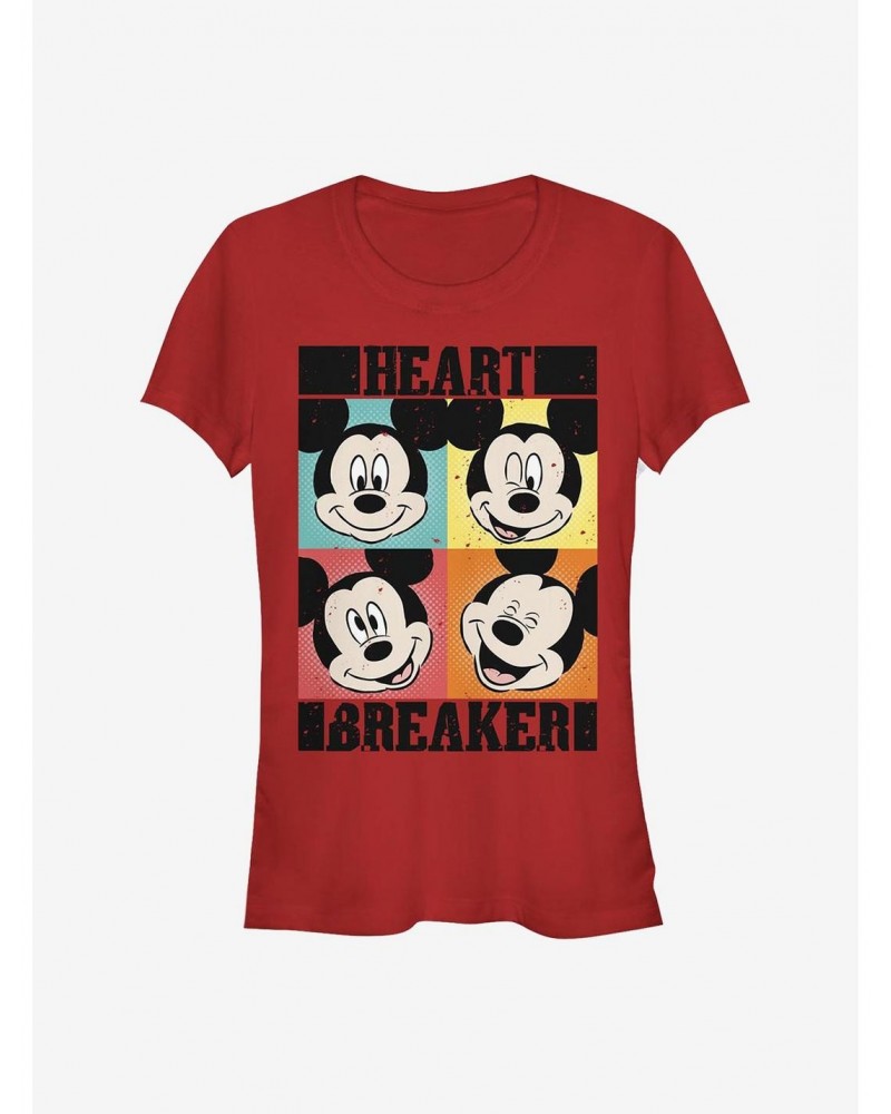 Disney Mickey Mouse Mickey Heart Girls T-Shirt $10.46 T-Shirts