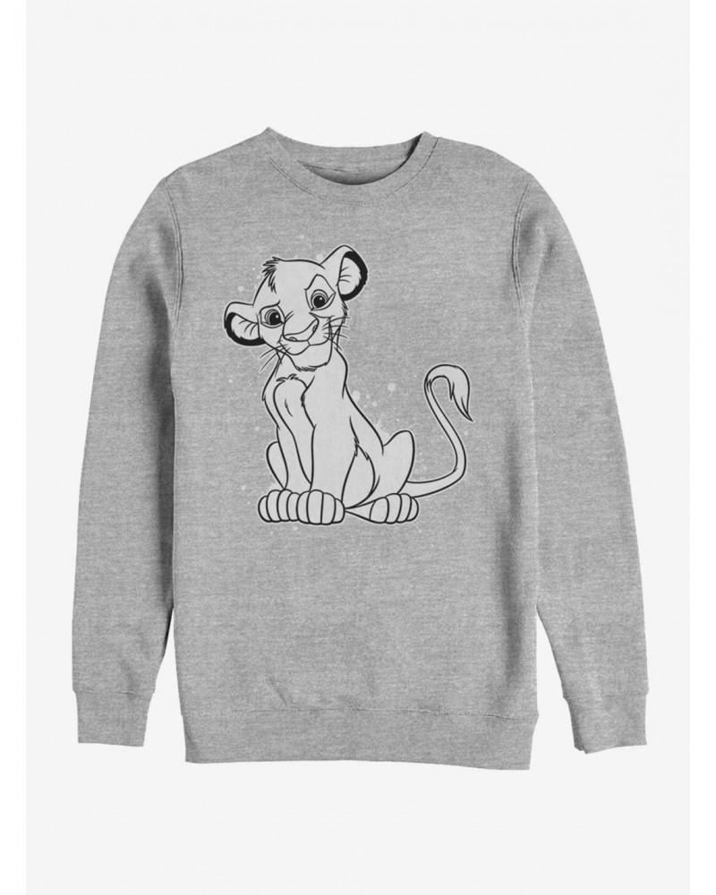 Disney The Lion King Simba Splatter Sweatshirt $16.97 Sweatshirts