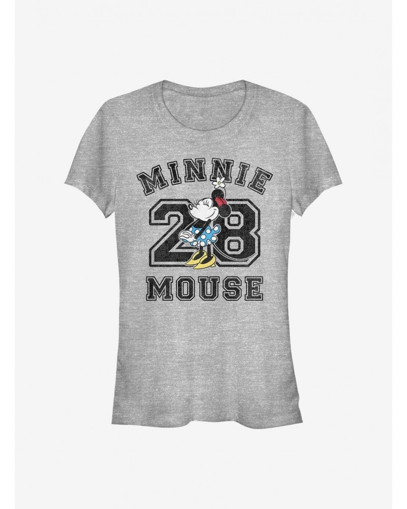 Disney Minnie Mouse Minnie Mouse Collegiate Girls T-Shirt $10.71 T-Shirts