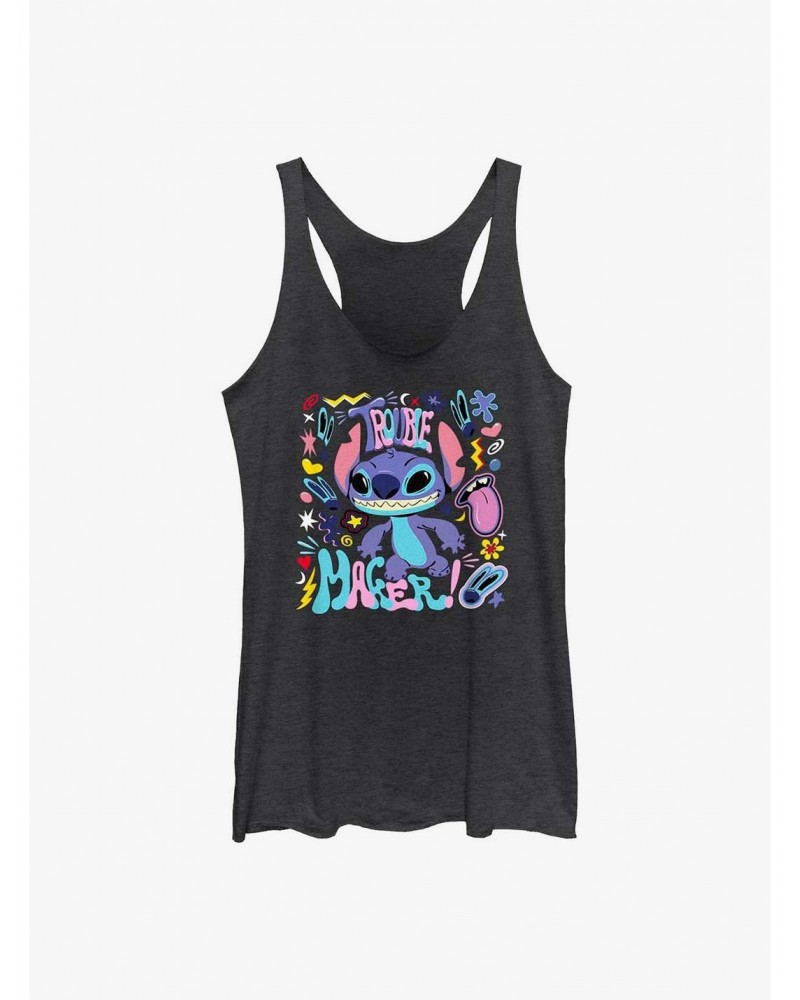 Disney Lilo & Stitch Trouble Maker Girls Tank $11.14 Tanks